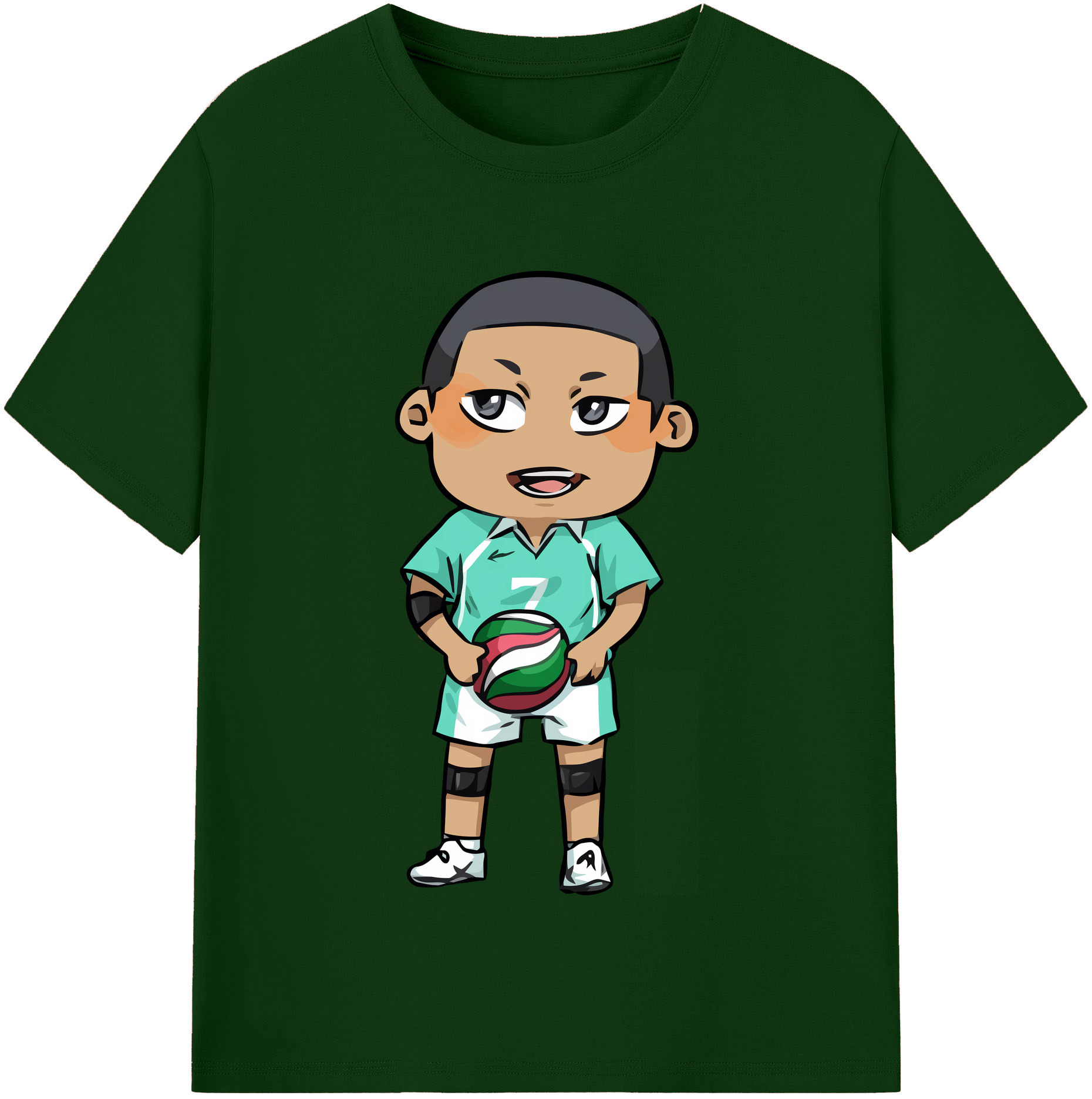 （画像用） ハイキュー!! Haikyu!! 綿100％半袖Tシャツ（フロントプリント）